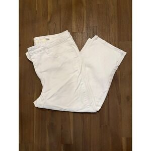 Jones New York Jeans Soho Crop Secret Slimming Features White Women's Size 12